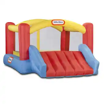 Walmart Little Tikes Jump 'n Slide 9'x12' Inflatable Bounce House, Multi-color, for Kids 3+ offer