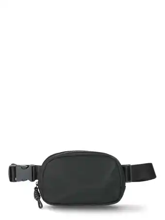 Walmart No Boundaries Hands Free Fanny Pack, Black, Women’s offer