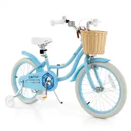 Walmart Coastway Kids 18'' Bicycle with Training Wheels Adjustable Handlebar offer