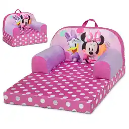 Walmart Disney Minnie Mouse Cozee Buddy Flip-Out Chair by Delta Children, Pink offer