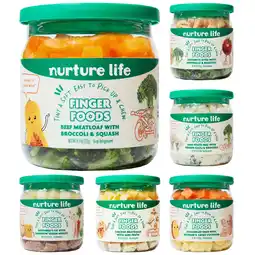 Walmart Nurture Life Healthy Baby Stage 3 & Toddler Finger Food, Organic 6-Meal Variety Pack offer