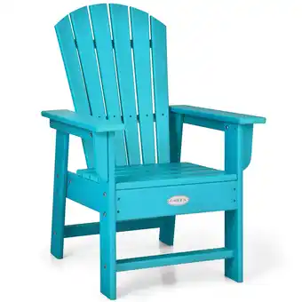 Walmart Patio Kids' Adirondack Chair Seat Weather Resistant for Ages 3-8 Turquoise offer