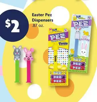 Family Dollar Easter Pez Dispensers offer