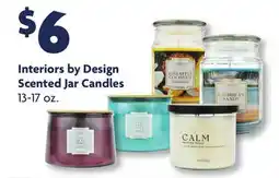 Family Dollar Interiors by Design Scented Jar Candles offer