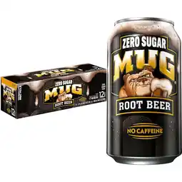 Walmart Diet Mug Diet Root Beer, 12 Fl Oz, 12 Count offer