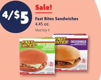 Family Dollar Fast Bites Sandwiches offer