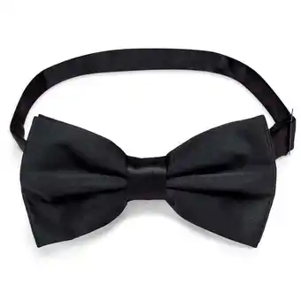 Walmart Brybelly Formal Black Casino & Poker Dealer Pre-tied Adjustable Bow Tie offer