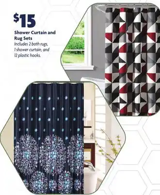 Family Dollar Shower Curtain and Rug Sets offer