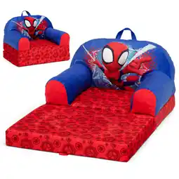 Walmart Spidey and His Amazing Friends Cozee Buddy Flip-Out Chair by Delta Children, Blue offer