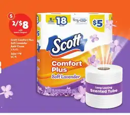 Family Dollar Scott Comfort Plus Soft Lavender Bath Tissue offer