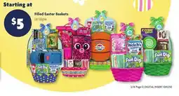 Family Dollar Filled Easter Baskets offer