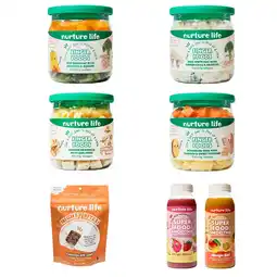 Walmart Nurture Life Stage 3 Baby Food Sampler with 4 Finger Foods, 2 Smoothies & Snack offer