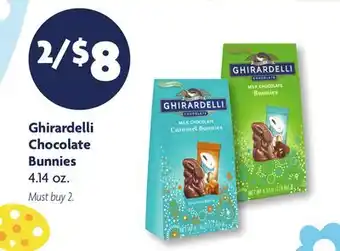 Family Dollar Ghirardelli Chocolate Bunnies offer