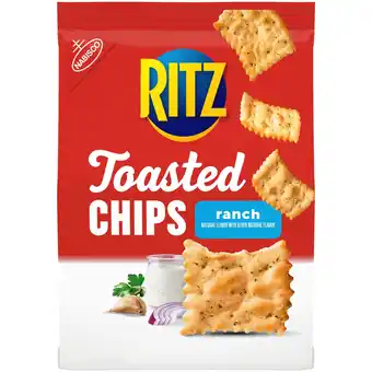 Walmart RITZ Toasted Chips Ranch Crackers, 8.1 oz offer