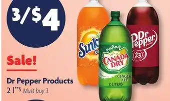 Family Dollar Dr Pepper Products offer