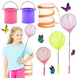 Walmart Butterfly Nets for Kids, Bug Catcher Kit for Kids, Fishing Net, Outdoor Toys for 4-6 8-12 Years offer