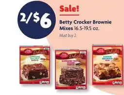 Family Dollar Betty Crocker Brownie Mixes offer