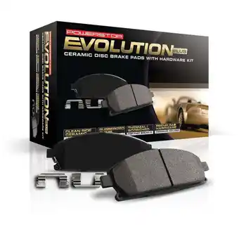 Walmart Power Stop Front Z17 Evolution Ceramic Brake Pads with Hardware 17-866 offer