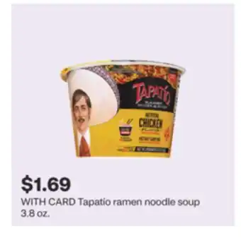 CVS Tapatío ramen noodle soup 3.8 oz offer