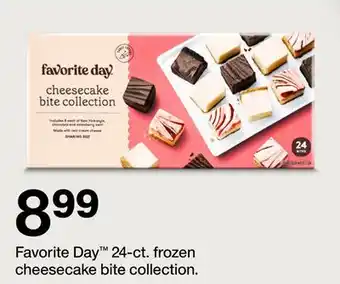 Target Favorite Day 24-ct. frozen cheesecake bite collection offer