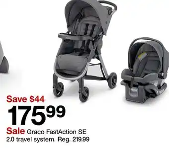 Target Graco FastAction SE 2.0 travel system offer