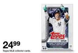 Target Topps MLB collector cards offer