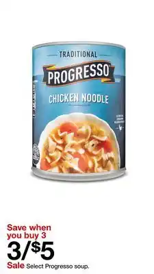 Target Select Progresso soup offer