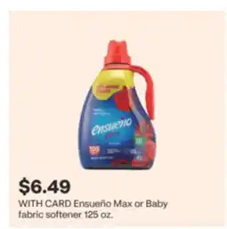 CVS Ensueño Max or Baby fabric softener 125 oz offer