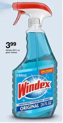 Target Windex 26-fl.-oz. glass cleaner offer