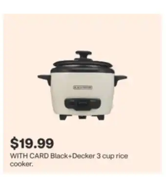 CVS Black + Decker 3 cup rice cooker offer