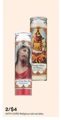 CVS Religious tall candles offer