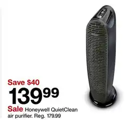 Target Honeywell QuietClean air purifier offer