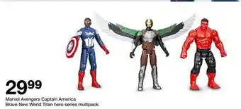 Target Marvel Avengers Captain America Brave New World Titan Hero Series Multipack offer