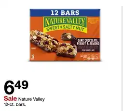 Target Nature Valley 12-ct. bars offer