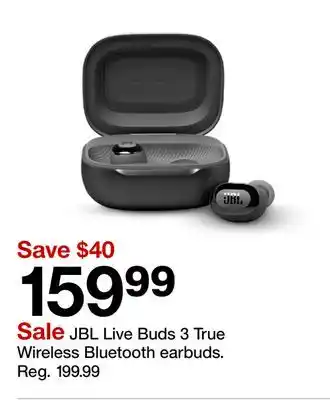 Target JBL Live Buds 3 True Wireless Bluetooth earbuds offer