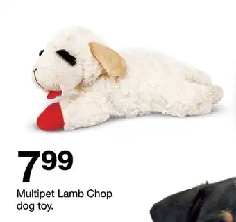 Target Multipet Lamb Chop dog toy offer