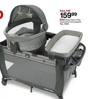 Target Graco Pack n' Play travel dome luxury playard offer