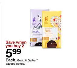 Target Good & Gather bagged coffee offer