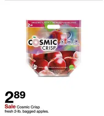 Target Cosmic Crisp fresh 2-lb. bagged apples offer