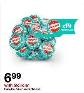 Target Babybel 14-ct. mini cheese offer