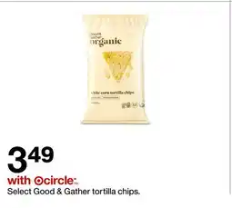 Target Select Good & Gather tortilla chips offer