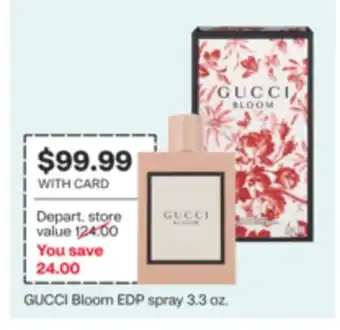 CVS GUCCI Bloom EDP spray 3.3 oz offer