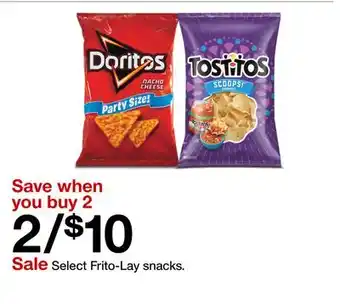 Target Select Frito-Lay snacks offer