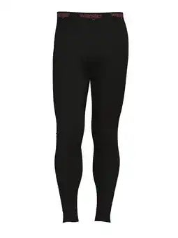 Walmart Wrangler Five Star Premium Men's Active Stretch Base Layer Thermal Pants, M, Black offer