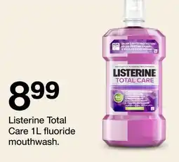 Target Listerine Total Care 1L fluoride mouthwash offer