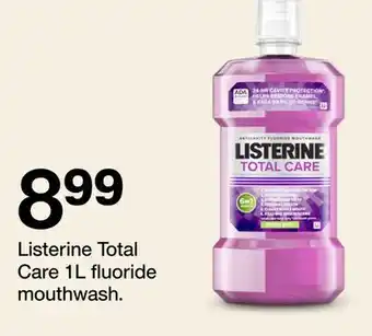 Target Listerine Total Care 1L fluoride mouthwash offer