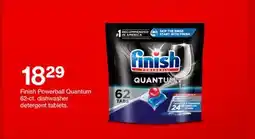 Target Finish Powerball Quantum 62-ct. dishwasher detergent tablets offer