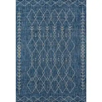 Walmart Monaco Area Rug in Blue (7 ft. 6 in. L x 5 ft. 3 in. W (9.4 lbs.)) offer