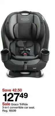 Target Graco TriRide 3-in-1 convertible car seat offer