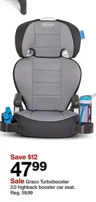 Target Graco Turbobooster 2.0 highback booster car seat offer